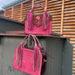 Bronco Bags - Pink Cowboy Stitch