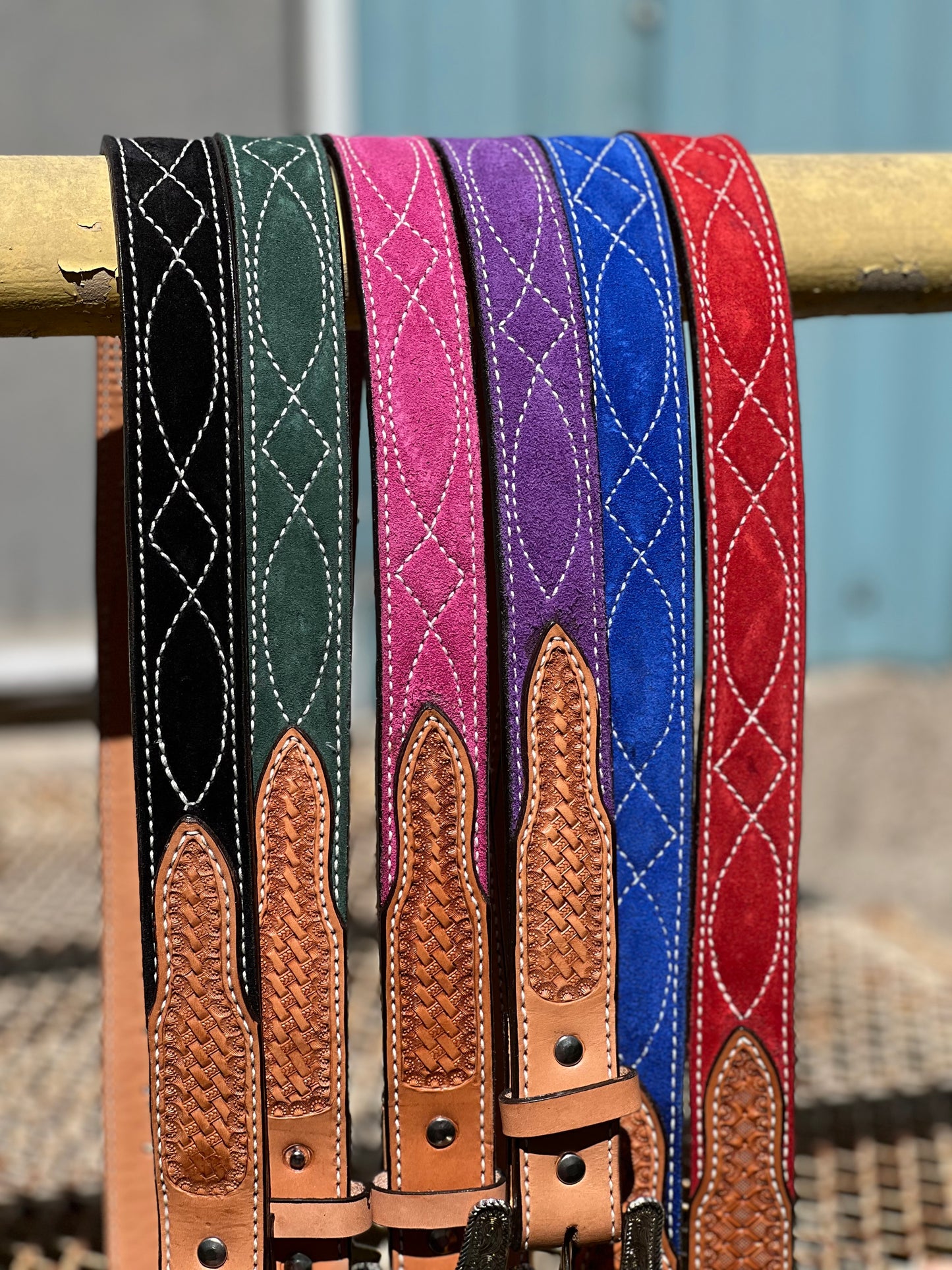 The Cowboy Stitch Belts- GEO EDITION