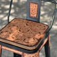 (STOCK) SET OF 2 30" THE DESERT TURQUOISE SUNSET BLACK SWIVEL  BAR STOOLS