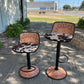(PRE-ORDER) The Cowboy Saloon Bar Stools IN BLACK (Style #1)