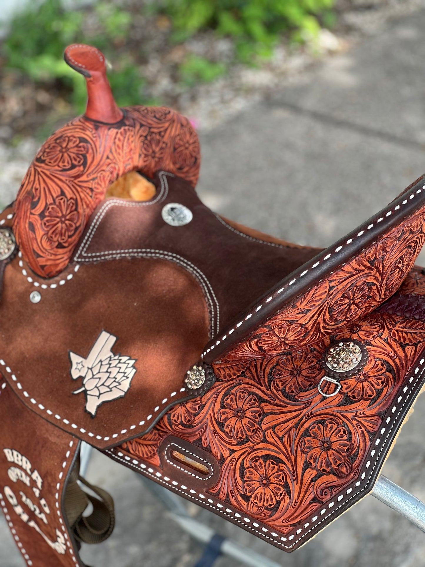 The Caramel Barrel Saddle