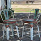 (STOCK) SET OF 2 30" THE TURQUOISE GATOR w/ Tall Back in WHITE