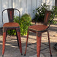 (PRE-ORDER)  SWIVEL BAR STOOLS WITH TALL BACK "The Chocolate Paisley Gator"