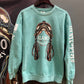 Alamo Saddlery Turquoise Crewneck