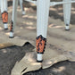 (PRE-ORDER)  SWIVEL BAR STOOLS WITH TALL BACK "THE COWBOY FEATHER