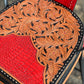 (SINGLE BAR STOOL) 30" THE RED GATOR w/ Tall Back in BLACK