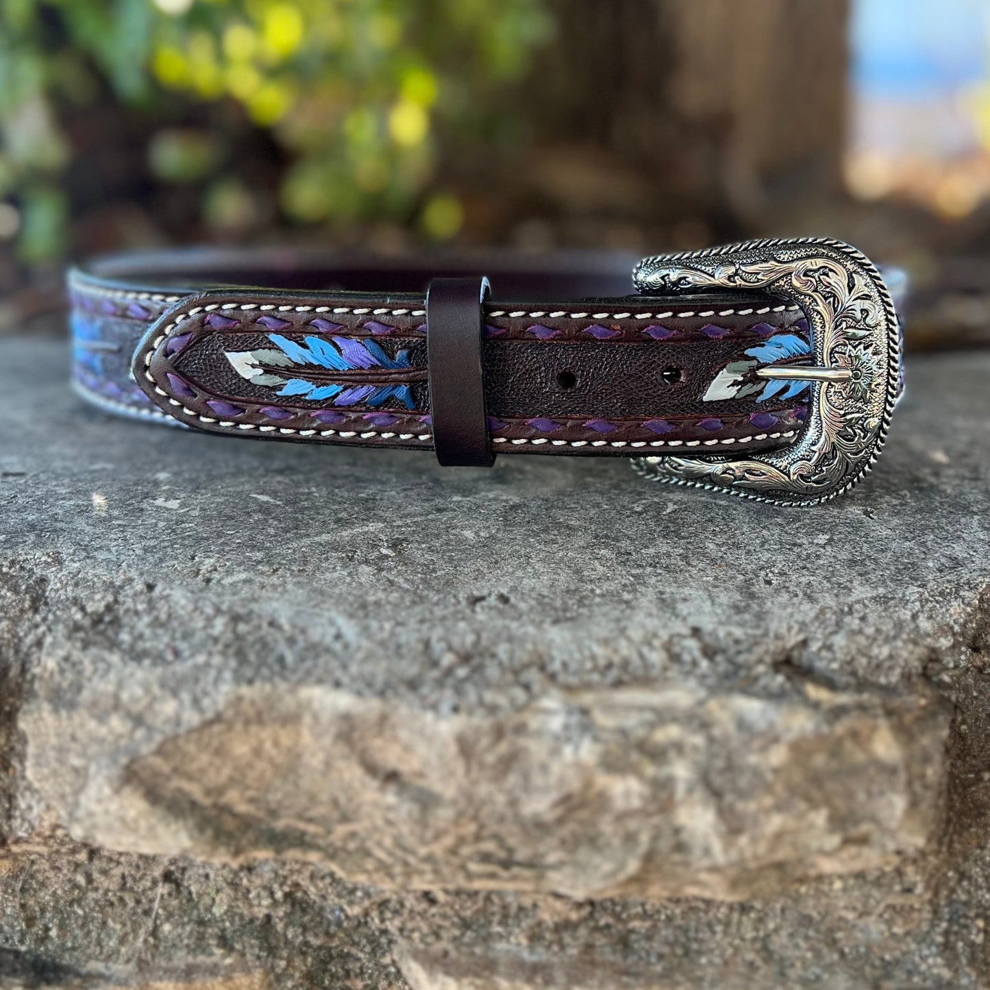 1.5" Straight Feather Belt