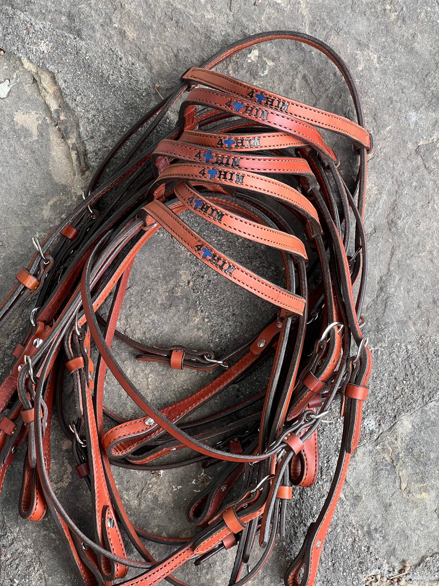 Rodeo Award | 1/2" Straight Browband w/ lettering