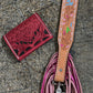 High End Stadium Bag w/ FRINGE Leather strap & Card Holder