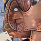 Sunflower with cow suede ALL-AROUND Saddle