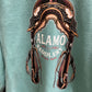 Alamo Saddlery Turquoise Crewneck