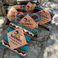 PRE-ORDER Throw Pillow- Custom laser brand/logo w/ SS Spots