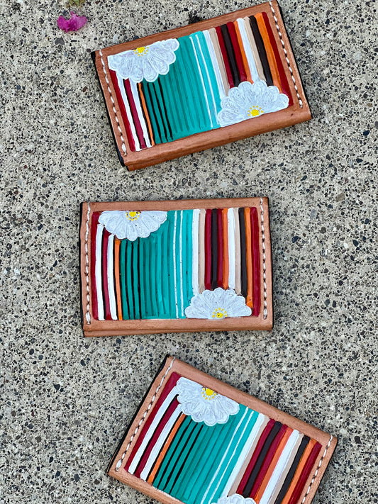 Serape Daisy Card Holder