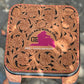 (PRE-ORDER) Full floral with Pink Buckstitch Bar Stools