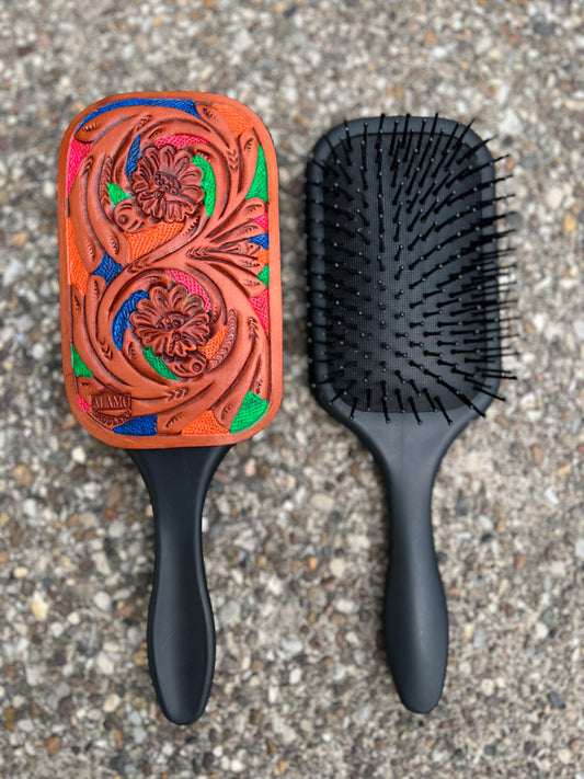 The Toasty Serape Hair Brush