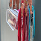 High End Stadium Bag w/ FRINGE Leather strap & Card Holder