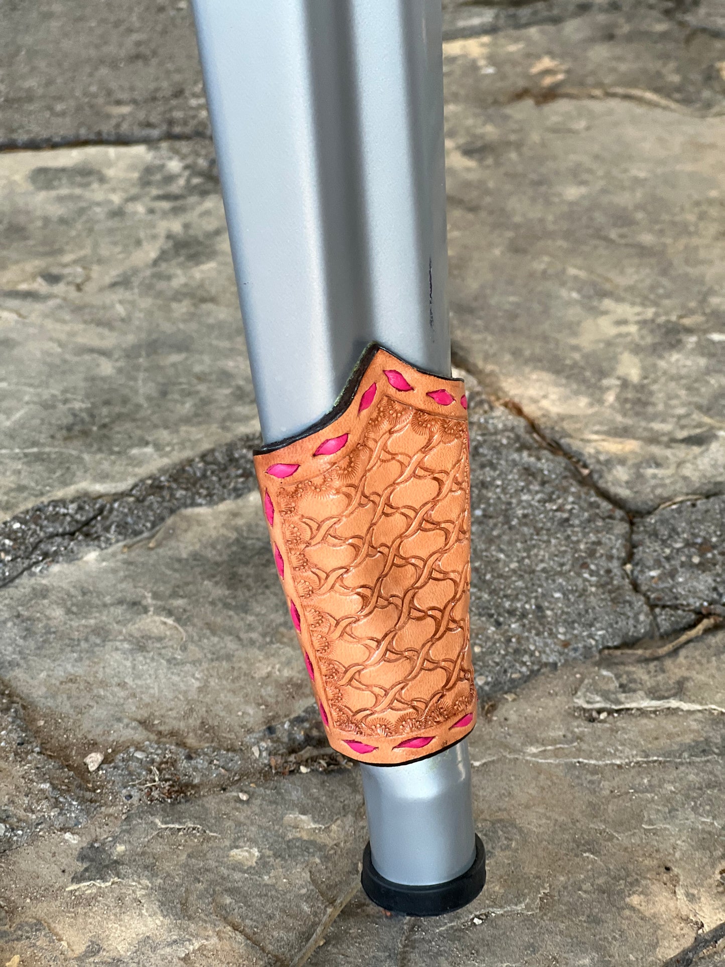(PRE-ORDER) Full floral with Pink Buckstitch Bar Stools