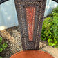 (PRE-ORDER)  SWIVEL BAR STOOLS WITH TALL BACK "The Chocolate Paisley Gator"