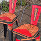 (STOCK) SET OF 2 26" THE RED GATOR w/ Tall Back in BLACK