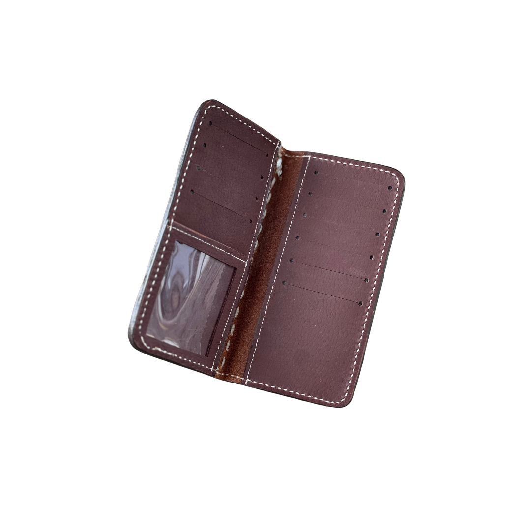 Tall Wallet- Cowboy Stitch