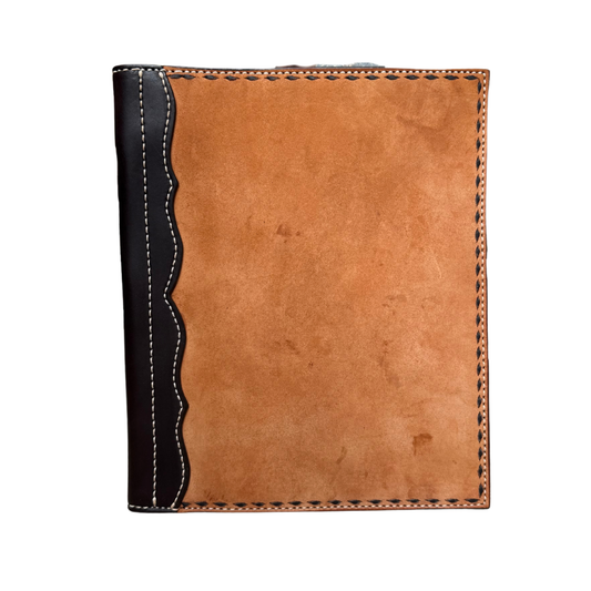 Large Portfolio- Toast Roughout with Buckstitch