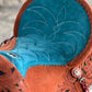 Ranshe Turquoise Barrel Saddle