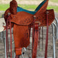14.5" Ranshe Turquoise Barrel Saddle