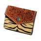 The Exotic Wallet Clutch | Turquoise Sunset & Tiger (1)