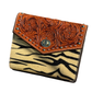 The Exotic Wallet Clutch | Turquoise Sunset & Tiger (2)