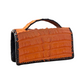 The Dime | Genuine Gator Mini Handbag - Cayenne