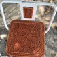(STOCK!) SET OF 2 WHITE SWIVEL BAR STOOLS W/ THE COWBOY