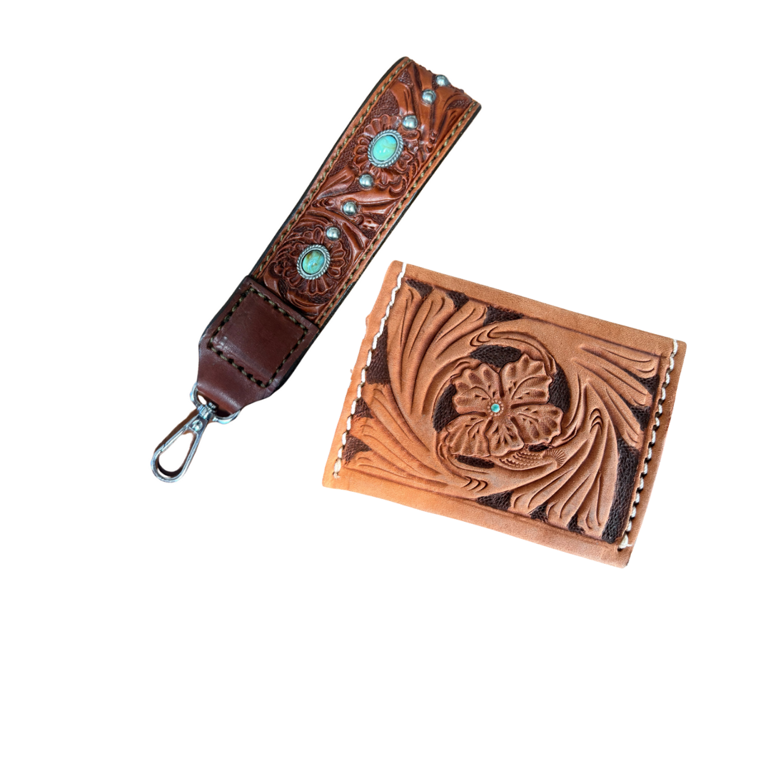 ADD the matching card holder & stadium bag to your wristlet