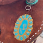 Turquoise Cowgirl Barrel Saddle