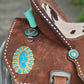 Turquoise Cowgirl Barrel Saddle