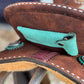 Turquoise Cowgirl Barrel Saddle