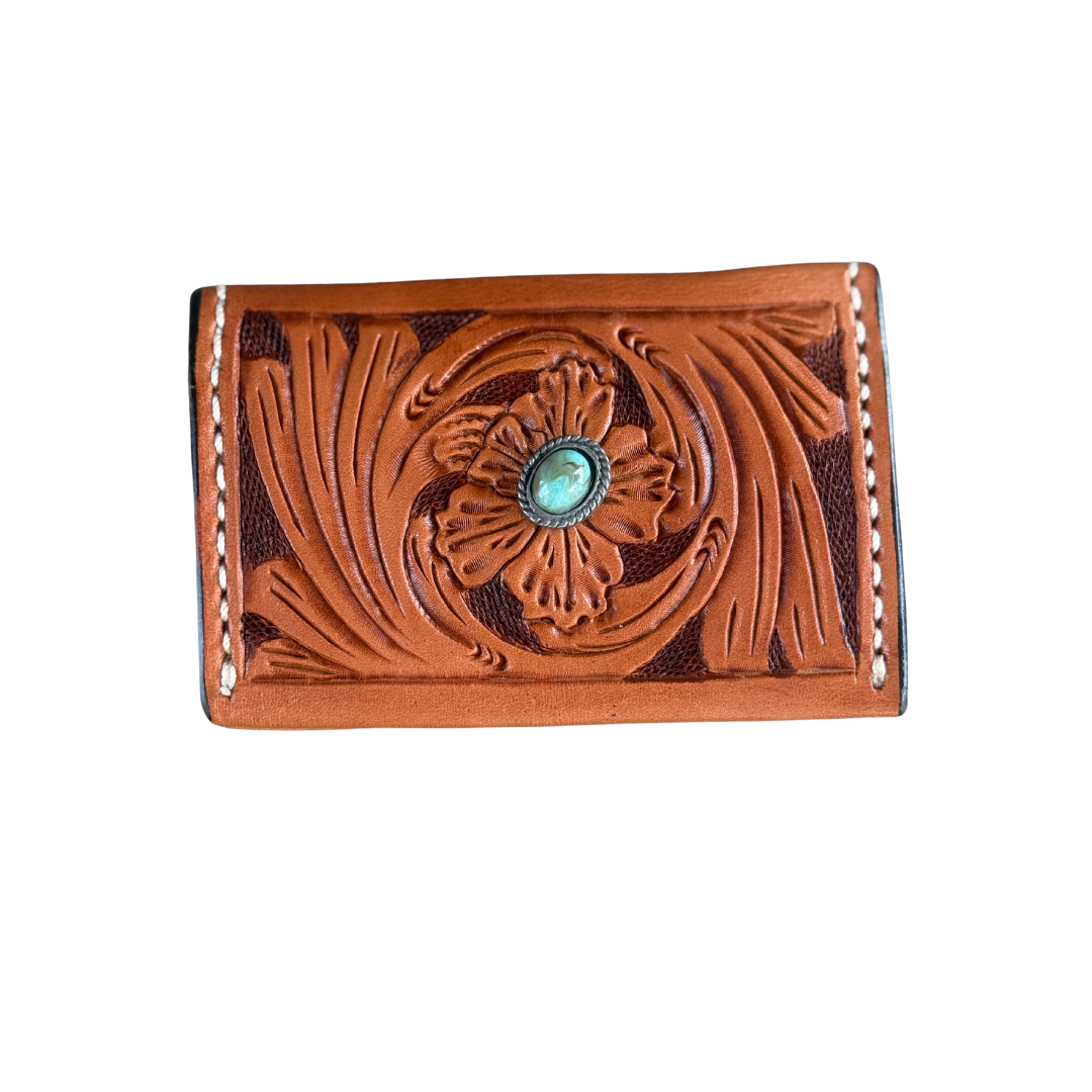 Card holder- Turquoise Stone
