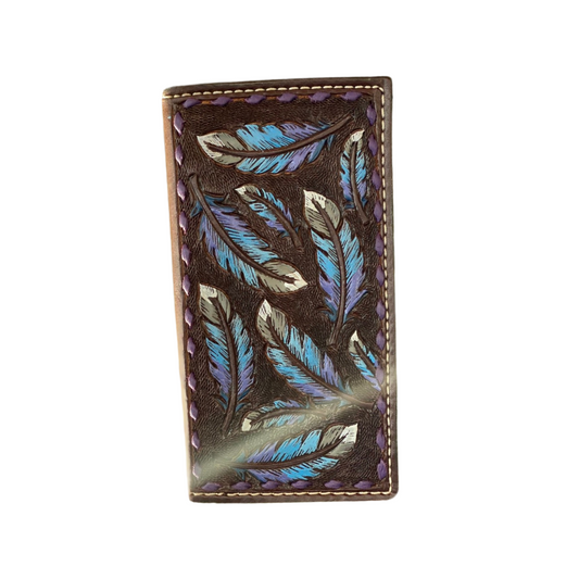 Tall wallet - Feather