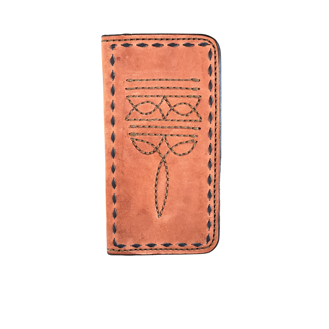Tall Wallet- Cowboy Stitch