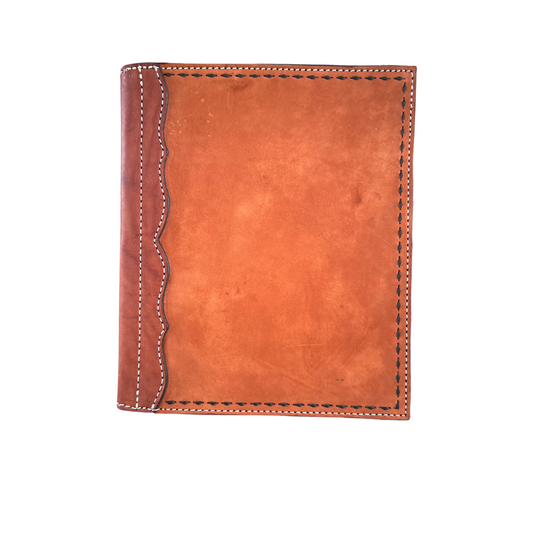 Large Portfolio- Toast Roughout with Buckstitch