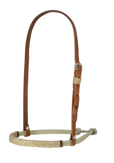 2005-HBI Noseband double rope rawhide braided SS tie down