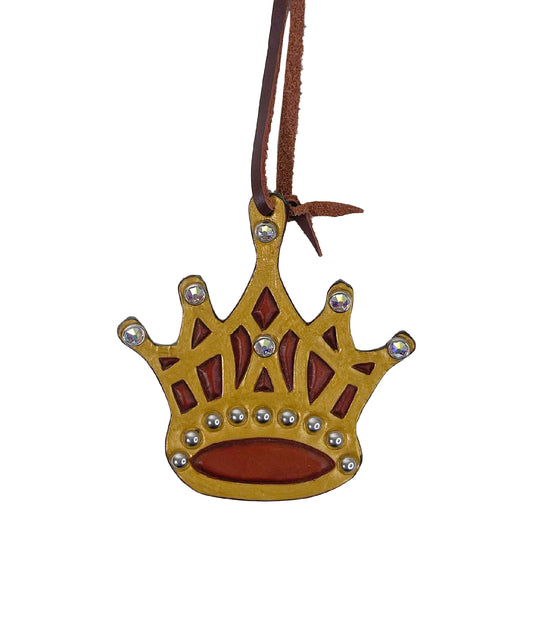 Crown charm with Swarovski crystals and SS spots.