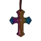 Cross toast leather unicorn overlay with Swarovski crystals and SS spots.