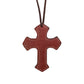 Cross toast leather weave overlay.