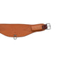 186 31" x 6-1/2" Curved back flank golden leather