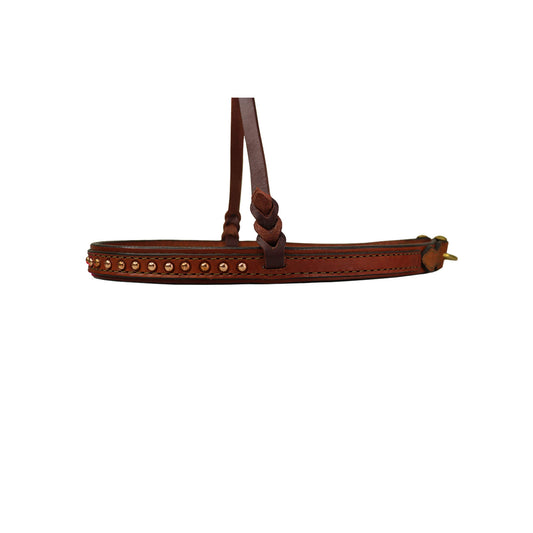 2000-TCP Noseband toast leather with spots
