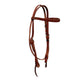 1/2" Straight browband headstall harness leather.