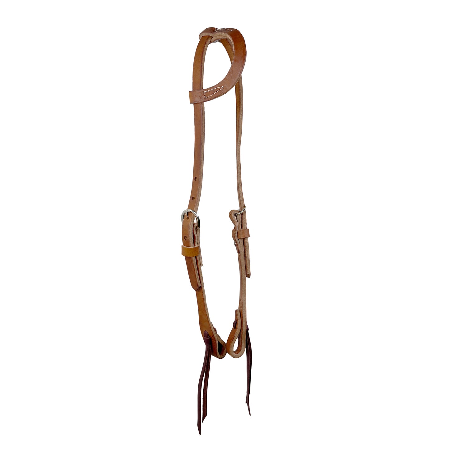 5/8" Flat one ear headstall harness leather.