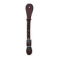 Men's spur straps chocolate leather.