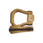 2-1/2" Stirrups rahlide bell leather covered LL.