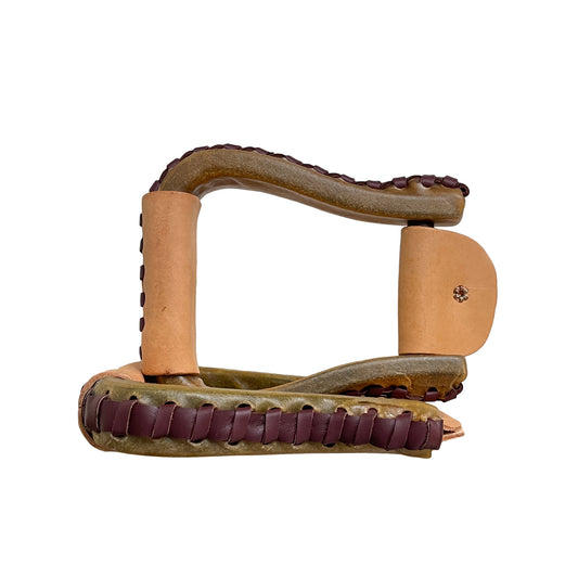 1-1/2" Stirrups rahlide contest rawhide covered LL.